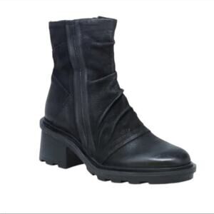 NWOT Miz Moo Rosemary Heeled Black Boots – EU41/USUS9.5-10M